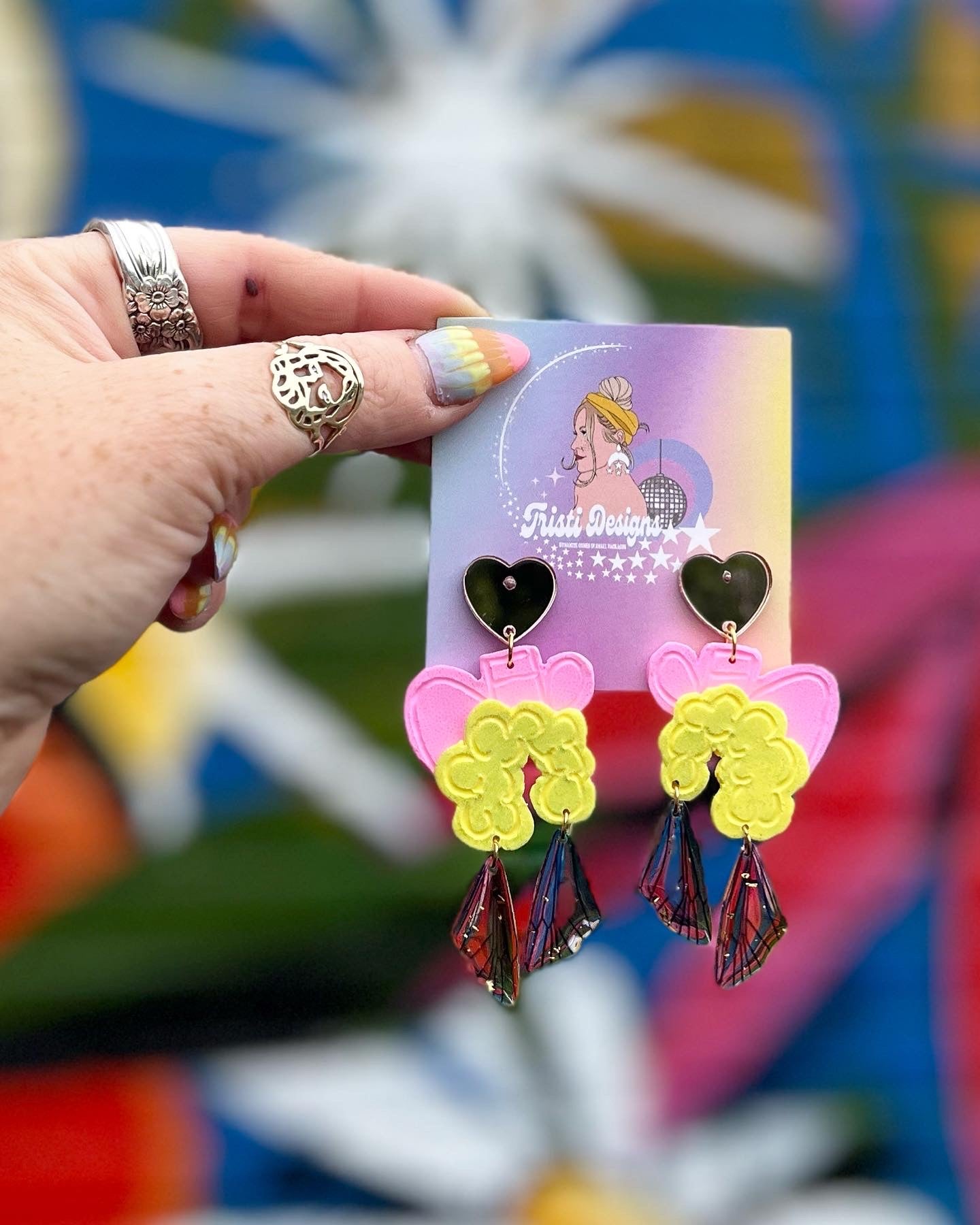 Dolly Parton inspired earrings